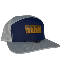 Load image into Gallery viewer, YAHWEH Hebrew 7-Panel SnapBack
