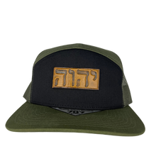 Load image into Gallery viewer, YAHWEH Hebrew 7-Panel SnapBack
