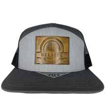 Load image into Gallery viewer, Believe in Jesus 7-Panel SnapBack
